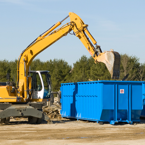 can i choose the location where the residential dumpster will be placed in Lumpkin Georgia